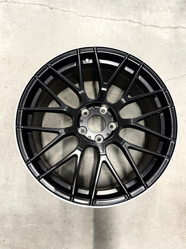 Split 10-Spoke Wheel/Rim — Satin Black